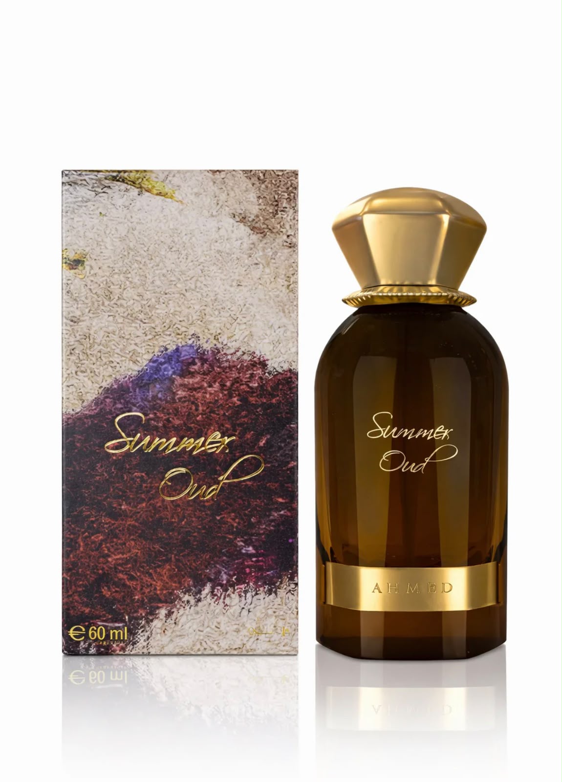 Ahmed Al Maghribi Summer Oud Eau De Parfum 60ml – Fresh Unisex Arabic Oud Perfume | Long Lasting Summer Fragrance
