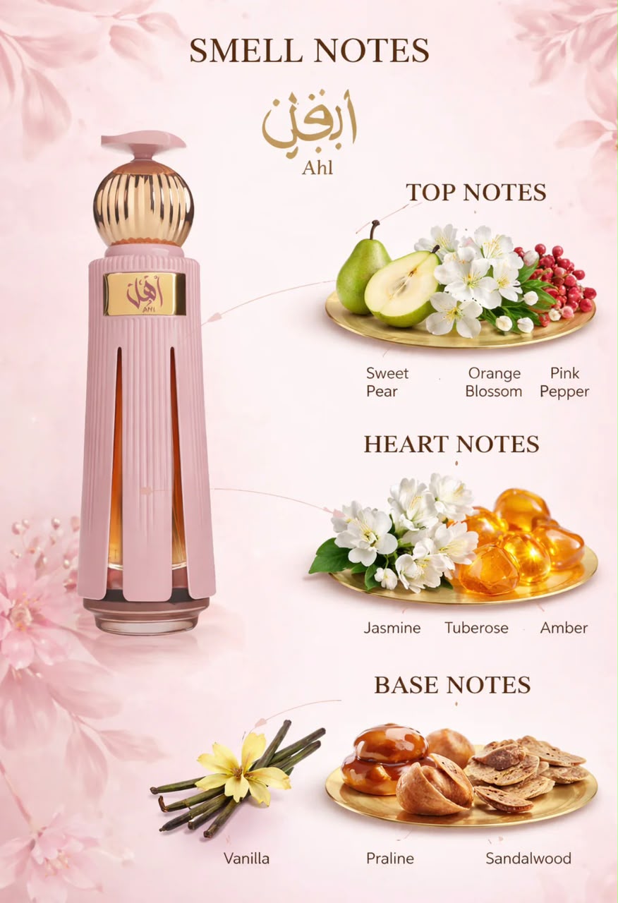 Ahmed Al Maghribi Ahl Eau De Parfum 60ml – Luxury Unisex Arabic Perfume | Long Lasting Premium Fragrance